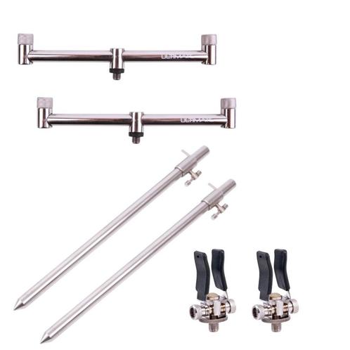 Complete RVS Buzzer Bar Set, Watersport en Boten, Hengelsport | Algemeen, Nieuw, Verzenden