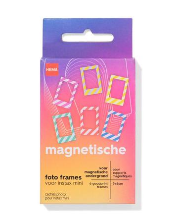 HEMA Magnetische fotoframes streep - 6 stuks beschikbaar voor biedingen