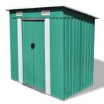 vidaXL Tuinschuur metaal groen, Verzenden, Nieuw