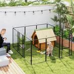 TRUUSK Puppyren 4-hoekig Puppyuitloop Met 12 Roosterplaten D, Dieren en Toebehoren, Verzenden, Nieuw