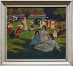 Europese school (XX) - Garden park party, Antiek en Kunst