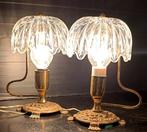 stile impero, 20 cm - Lamp (2) - Glas, Messing, Antiek en Kunst