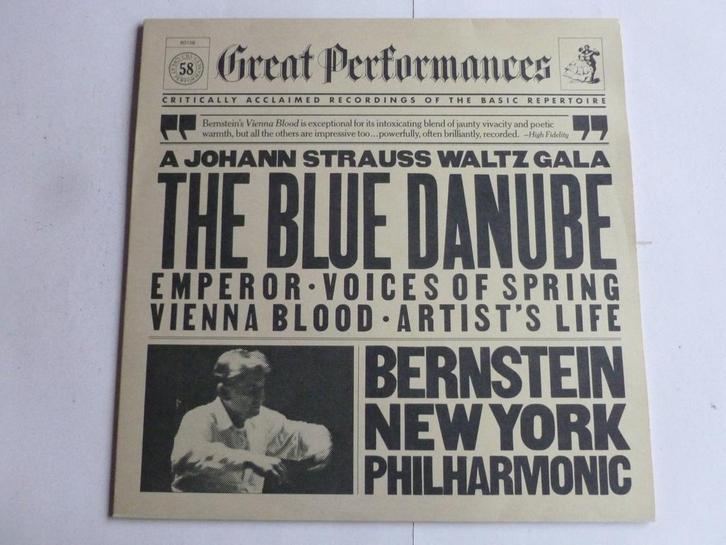 A Johann Strauss Waltz Gala - Bernstein (LP), Cd's en Dvd's, Vinyl | Klassiek, Zo goed als nieuw, Verzenden