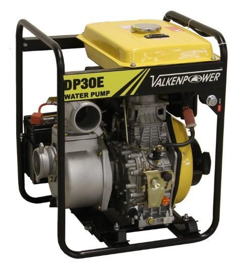 Diesel waterpomp 3 76mm met elektr. Start, Tuin en Terras, Hand-tuingereedschap, Nieuw, Verzenden