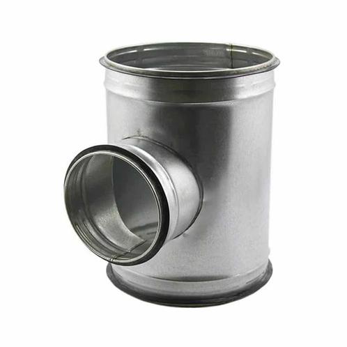 Spiro-SAFE T-stuk Ø 125 mm aftakking Ø 125 mm 90 graden, Doe-het-zelf en Verbouw, Ventilatie en Afzuiging, Ophalen of Verzenden