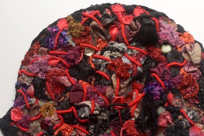 Catherine Hélie - Textiel - 60 cm - 60 cm, Antiek en Kunst, Kunst | Designobjecten