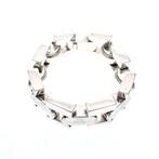 Massief zilveren armband | 20 cm (zware armband), Sieraden, Tassen en Uiterlijk, Armbanden, Ophalen of Verzenden, Gebruikt, Overige kleuren
