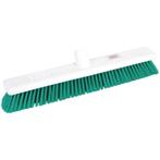 Zachte hygiënische bezem 45cm groen | Machine wasbaar tot, Verzenden, Nieuw in verpakking