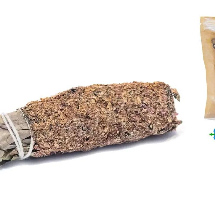 2 stuks Natuurlijke Witte salie en Roos bundel - smudge -, Sieraden, Tassen en Uiterlijk, Armbanden