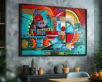 Ksavera - Cubism A1338 - abstract painting on XXL canvas