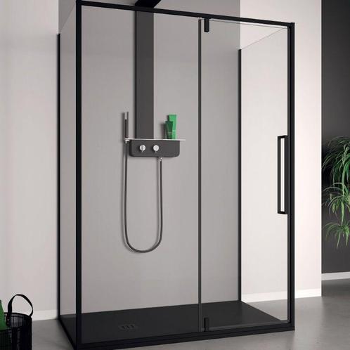 Douchecabine Lacus Murano 110 cm Helder Glas Met Klapdeur, Doe-het-zelf en Verbouw, Sanitair, Douche, Nieuw, Ophalen of Verzenden