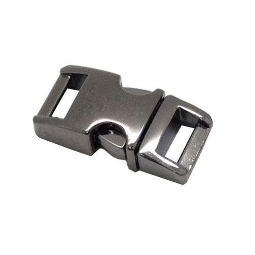 Paracord  metalen buckle / sluiting - Gun metal, Hobby en Vrije tijd, Kralen en Sieraden maken, Overige typen, Nieuw, Ophalen of Verzenden