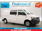 Volkswagen Transporter 2.0 TDI L2H1 DC 6Pers 140PK Trekhaak, Overige carrosserieën, Wit, Nieuw, Lease