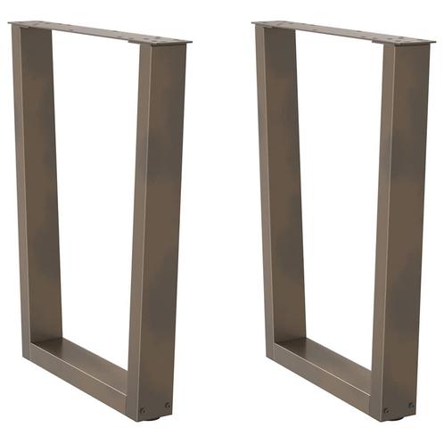 vidaXL Eettafelpoten 2 st V-vormig 70x(72-73,3) cm staal, Huis en Inrichting, Tafelonderdelen, Nieuw, Verzenden