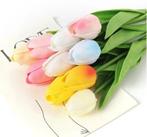 Actie tulp tulpen 33cm bundel multicolor / +/-10st real, Ophalen of Verzenden, Nieuw