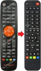 Alternatieve GTMEDIA TV Receiver afstandsbediening, Verzenden, Nieuw