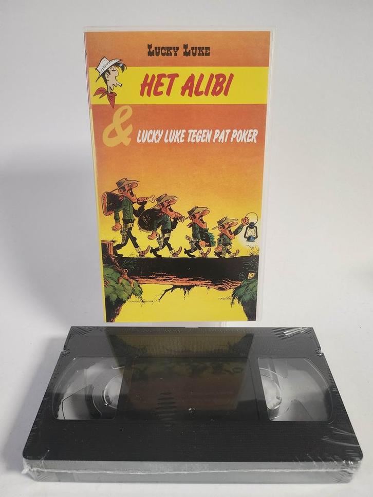 Lucky Luke: het Alibi & Lucky Luke tegen Pat Poker Geseald, Cd's en Dvd's, VHS | Kinderen en Jeugd, Ophalen of Verzenden