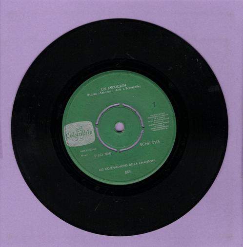 Compagnons De La Chanson – Un Mexicain / YAura Toujour..., Cd's en Dvd's, Vinyl Singles, Verzenden