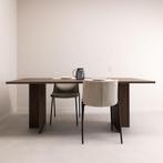 SALE! Rechthoekige Eettafel Clay, 200cm, Bruin notenhout, Huis en Inrichting, Verzenden, Nieuw, 50 tot 100 cm, Vijf personen of meer