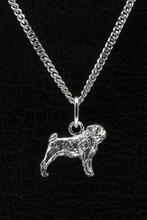Zilveren Mopshond ketting hanger - klein, Sieraden, Tassen en Uiterlijk, Verzenden, Nieuw