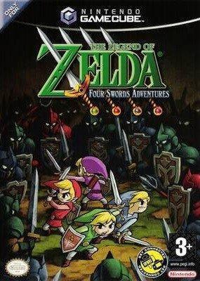 The Legend Of Zelda Four Swords Adventures GameCube, Spelcomputers en Games, Games | Nintendo GameCube, Zo goed als nieuw, Avontuur en Actie