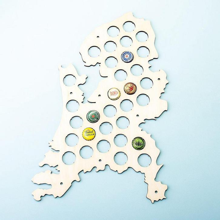 Bierdopjes Bierkaart Nederland, Verzamelen, Posters, Verzenden