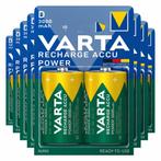 8x Varta Recharge Accu Power Oplaadbare Batterijen D 3000mAh, Verzenden