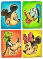 Joan Vizcarra - Donald, Mickey, Minnie, and Goofy: Tribute, Boeken, Nieuw