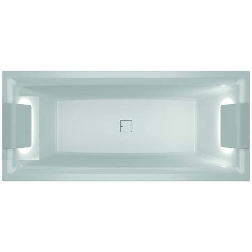 Ligbad Riho Still Square met LED en Hoofdsteun 180x80 cm, Doe-het-zelf en Verbouw, Sanitair, Bad, Nieuw, Chroom, Ophalen of Verzenden