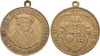 Brons medaille a d 400 Geburtstag Luthers 1883 Sachsen Al..., Verzenden