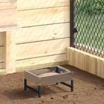 vidaXL Vogeleter Zilver 80 x 28 x 13.5 cm Gegalvaniseerd, Dieren en Toebehoren, Verzenden, Nieuw