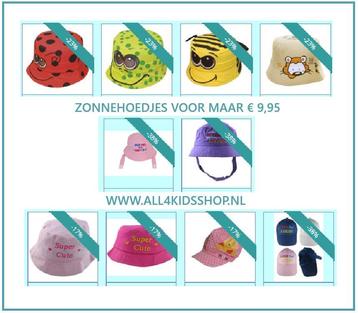 Kinder zonnehoedje - NIEUW - voor maar 9,95 beschikbaar voor biedingen