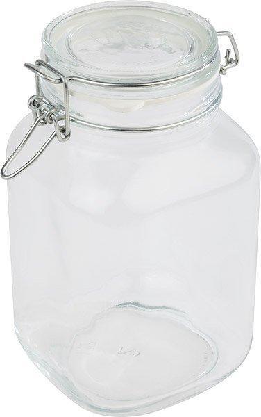 Glazen weckpot / voorraadpot met beugelsluiting, 2 l, Zakelijke goederen, Horeca | Overige, Verzenden