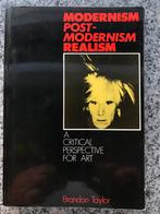 Modernism, post-modernism, realism  (Brandon Taylor), Boeken, Gelezen, Brandon Taylor, Verzenden, Overige onderwerpen