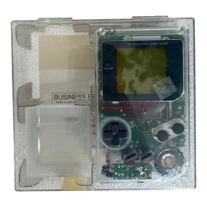 Nintendo Game Boy Classic Console - Transparant (In doos), Spelcomputers en Games, Spelcomputers | Nintendo Game Boy, Zo goed als nieuw