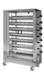 GGM Gastro | Gas kippengrill - 42kW - met 7 spiesen voor |, Verzenden