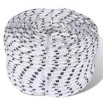 vidaXL Boottouw polyester gevlochten 8mmx50m, Verzenden, Nieuw