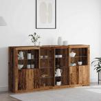vidaXL Dressoir Oud hout 202 x 37 x 100 cm Bewerkt hout, Verzenden, Nieuw, Overige houtsoorten, Minder dan 50 cm