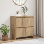 vidaXL Dressoir artisanaal eikenkleurig 70 x 41 x 75 cm, Verzenden, Nieuw, Overige houtsoorten, Minder dan 50 cm