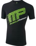 MusclePharm Pixel T-shirt Katoen Zwart, Kleding | Heren, Sportkleding, Nieuw, Ophalen of Verzenden, MusclePharm, Maat 56/58 (XL)