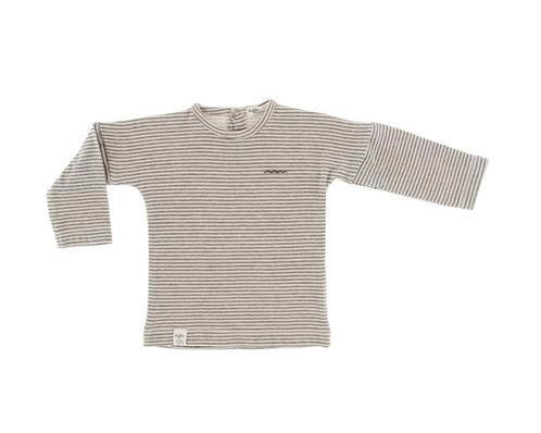 Shirt met lange mouwen - rib - grijs/groen - maten: 50, 68 -, Kinderen en Baby's, Kinderkleding | Overige, Nieuw, Verzenden