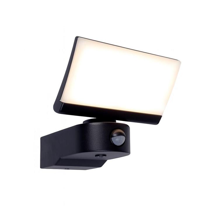 Ceva Muurlamp Bewegingssensor Zwart Buitenverlichting, Tuin en Terras, Buitenverlichting, Minder dan 50 watt, Nieuw, Aluminium