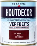 Houtdecor Verfbeits Wijnrood 633 750 ml, Ophalen of Verzenden, Nieuw