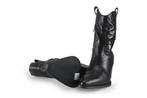 Linea Zeta Cowboy laarzen in maat 41 Zwart | 10% extra, Kleding | Dames, Verzenden, Zwart, Zo goed als nieuw, Linea Zeta