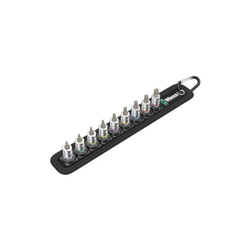 Schroefbit- set met vasthoudfunctie 1/4 Torx 9-delig Wera, Doe-het-zelf en Verbouw, Gereedschap | Handgereedschap, Nieuw, Verzenden