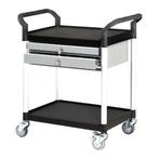 Etagewagen Matador HX-909B 2 Etages + 2 Lades Zwart, Verzenden, Nieuw