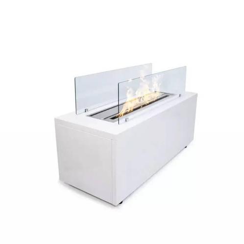 Bio ethanol roomdivider Gio wit vuur terras en tuin haard, Huis en Inrichting, Kachels, Bio-ethanolhaard, Overige brandstoffen
