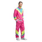 Trainingspak Retro Dude Neonroze, Kleding | Heren, Carnavalskleding en Feestkleding, Ophalen of Verzenden, Nieuw