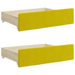 Bedlades Fluweel Geel - Zo Goed Als Nieuw! | Tweedekansje, Nieuw, Hout, Overige kleuren, 70 cm of minder