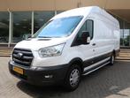 Ford Transit 350 2.0 TDCI L4H3 RWD, Stof, Gebruikt, Euro 6, Wit